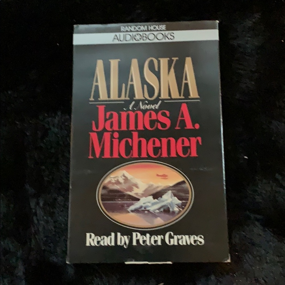 Audiobook Cassette Set “Alaska “ Read by Peter Graves